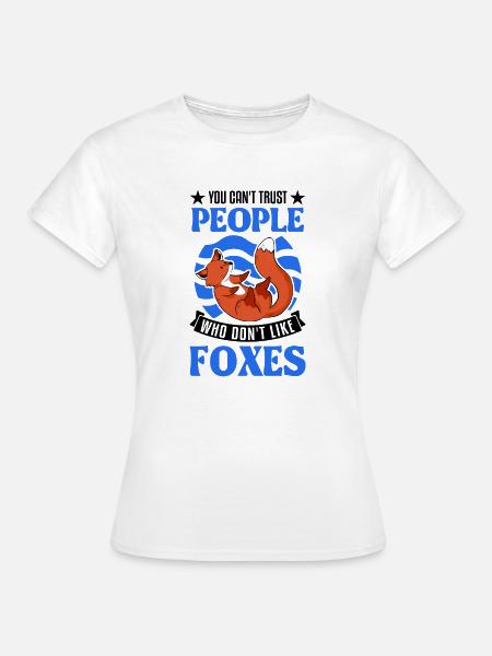 Fuchs Geschenk Rotfuchs - Frauen T-Shirt - Weiß