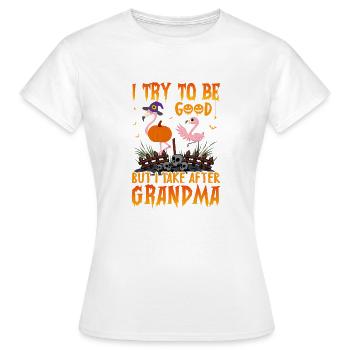 4 - T-shirt Femme - blanc - Devant - AI Model Female 172 dark (172cm)