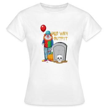Halloween Kostüm - Alles für dein Spuk Outfit - Frauen T-Shirt - Weiß - Vorne - AI Model Female 172 dark (172cm)