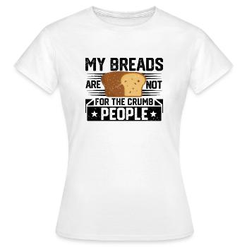 Drôle de boulanger - T-shirt Femme - blanc - Devant - AI Model Female 172 dark (172cm)
