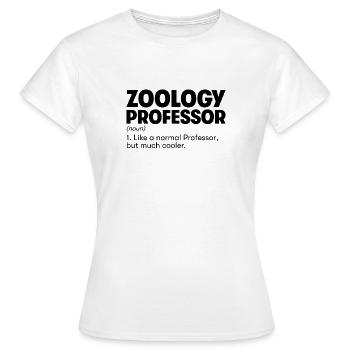 Professor für Zoologie - Frauen T-Shirt - Weiß - Vorne - AI Model Female 172 dark (172cm)