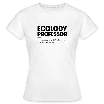 Professeur d’écologie - T-shirt Femme - blanc - Devant - AI Model Female 172 dark (172cm)