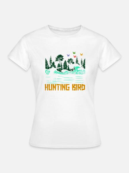 Jäger - Frauen T-Shirt - Weiß