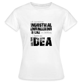 Industrial engineering - Women's T-Shirt - white - Front - AI Model Female 172 dark (172cm)