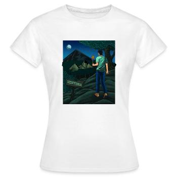 Découverte dans la jungle - T-shirt Femme - blanc - Devant - AI Model Female 172 dark (172cm)