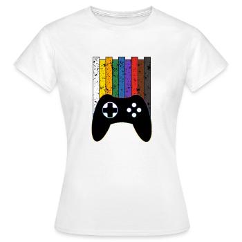 Console - T-shirt Femme - blanc - Devant - AI Model Female 172 dark (172cm)