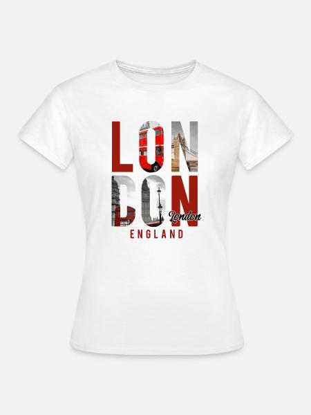 Londoner Stadt - Frauen T-Shirt - Weiß