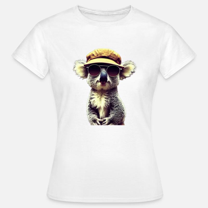 Australia Koala Bear - Koszulka damska - biały