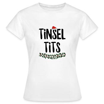 Tinsel Tits - Women's T-Shirt - white - Front - AI Model Female 172 dark (172cm)
