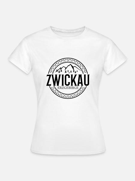 Zwickau Erzgebirge - Frauen T-Shirt - Weiß