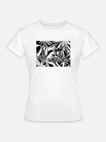 420 Hanfblätter - Frauen T-Shirt - Weiß