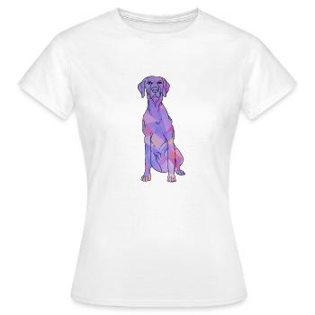 Weimaraner - Frauen T-Shirt - Weiß - Vorne - AI Model Female 172 dark (172cm)
