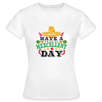 PASSEZ UN EXCELLENT JOUR 3 - T-shirt Femme - blanc - Devant - AI Model Female 172 dark (172cm)