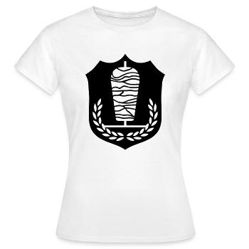 Armoiries de Döner - T-shirt Femme - blanc - Devant - AI Model Female 172 dark (172cm)