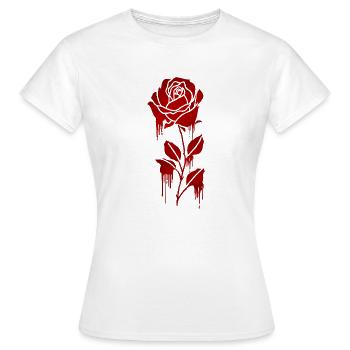 Goth finlandais Esthétique gothique Rose Goth - T-shirt Femme - blanc - Devant - AI Model Female 172 dark (172cm)