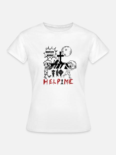Meatless Monday black - Frauen T-Shirt - Weiß