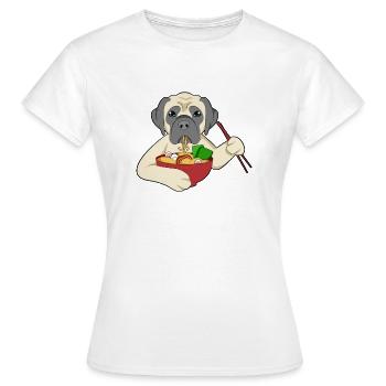 Mâtin - T-shirt Femme - blanc - Devant - AI Model Female 172 dark (172cm)