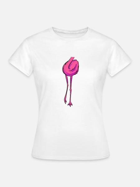 Flamingo Kostüm - Frauen T-Shirt - Weiß