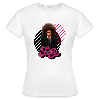 Funky Man - Frauen T-Shirt - Weiß - Vorne - AI Model Female 172 dark (172cm)