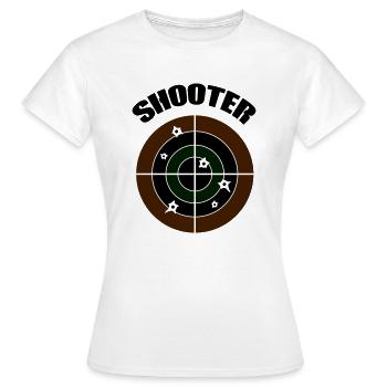Tireur de réticule - T-shirt Femme - blanc - Devant - AI Model Female 172 dark (172cm)