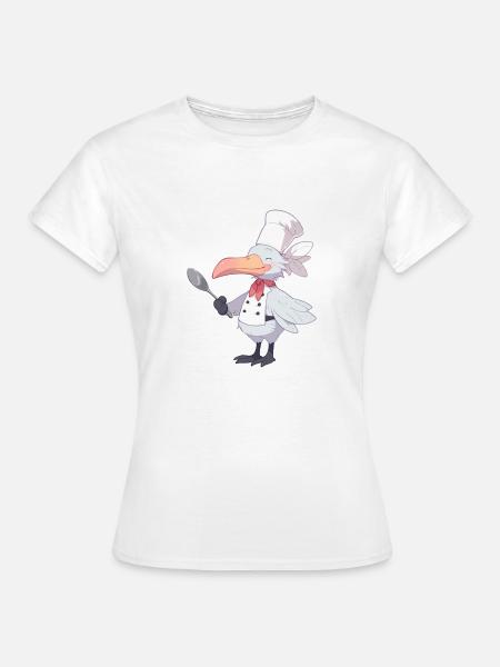 Schuhschnabel Koch - Frauen T-Shirt - Weiß