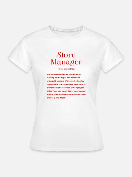Filialleiter Definition - Frauen T-Shirt - Weiß