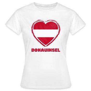 Île du Danube Autriche - T-shirt Femme - blanc - Devant - AI Model Female 172 dark (172cm)