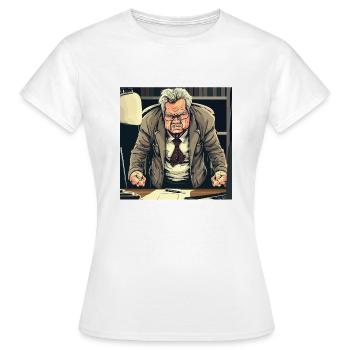 VIEIL HOMME GRINCHEUX - T-shirt Femme - blanc - Devant - AI Model Female 172 dark (172cm)