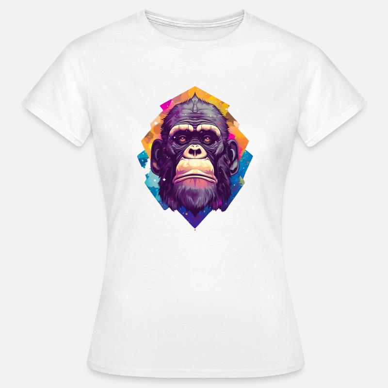Cosmic Monkey - Women's T-Shirt - white