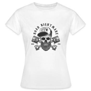 Road nightmare - Women's T-Shirt - white - Front - AI Model Female 172 dark (172cm)