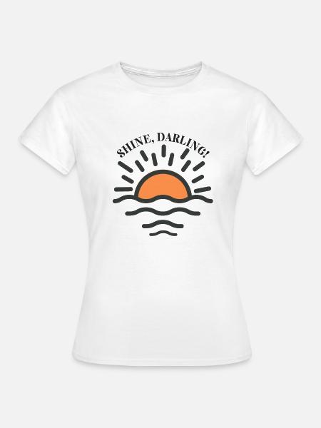 Shine Darling - T-shirt Femme - blanc