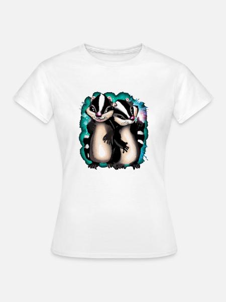 SKUNKS LUSTIG - Frauen T-Shirt - Weiß