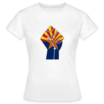 Bundesstaat Arizona Flagge Stolz Einheimische Heimat Familie - Frauen T-Shirt - Weiß - Vorne - AI Model Female 172 dark (172cm)