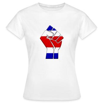 Costa Rica Flag Rican Country Pride Native - T-shirt Femme - blanc - Devant - AI Model Female 172 dark (172cm)