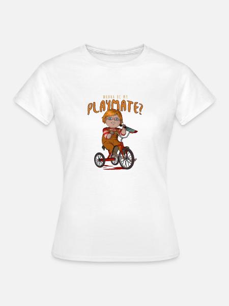 Jacky Halloween - Frauen T-Shirt - Weiß