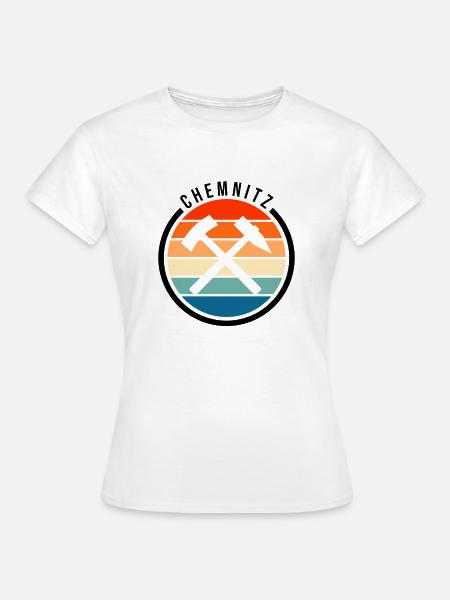Chemnitz Symbol Design - Frauen T-Shirt - Weiß