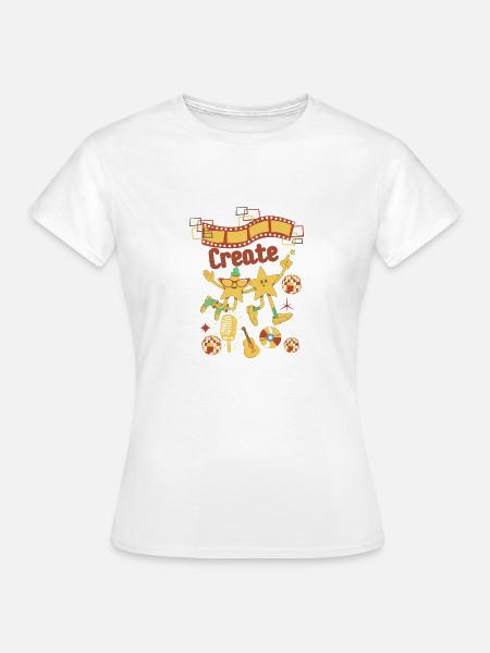 Schaffen - Frauen T-Shirt - Weiß