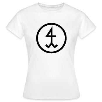 Tailleur de pierre Sculpteur Marque du tailleur de pierre Marque de guilde - T-shirt Femme - blanc - Devant - AI Model Female 172 dark (172cm)