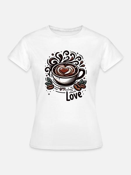 Coffee love - Women's T-Shirt - white