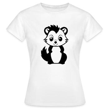 Skunk - Women's T-Shirt - white - Front - AI Model Female 172 dark (172cm)