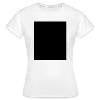 BLACK Balken Schwarz Censored - Frauen T-Shirt - Weiß - Vorne - AI Model Female 172 dark (172cm)