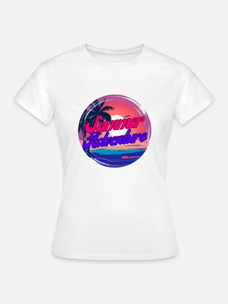 Sommer-Abenteuer - Frauen T-Shirt - Weiß