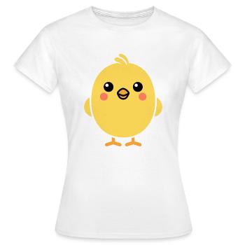 chick - Women's T-Shirt - white - Front - AI Model Female 172 dark (172cm)