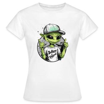 Astro-Ermächtigung - Frauen T-Shirt - Weiß - Vorne - AI Model Female 172 dark (172cm)
