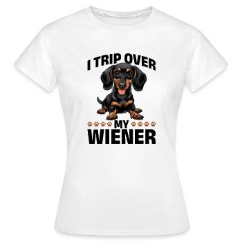 Dachshund Doxie Wiener Dog Breed - Frauen T-Shirt - Weiß - Vorne - AI Model Female 172 dark (172cm)