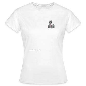 Statue Grecque, Mythologie, Esthétique - T-shirt Femme - blanc - Devant - AI Model Female 172 dark (172cm)