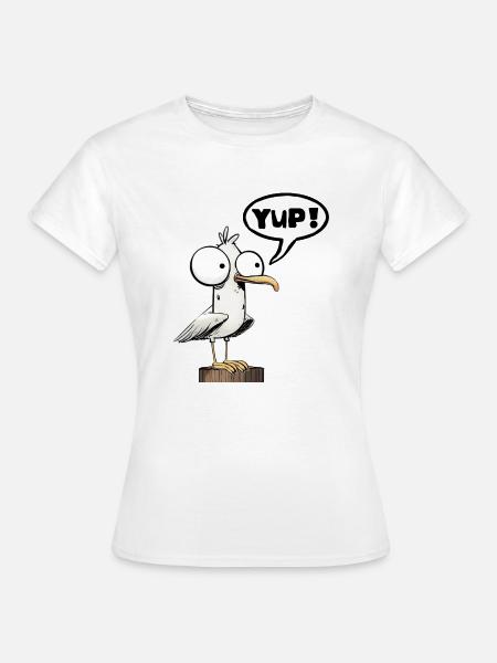 JA - Frauen T-Shirt - Weiß