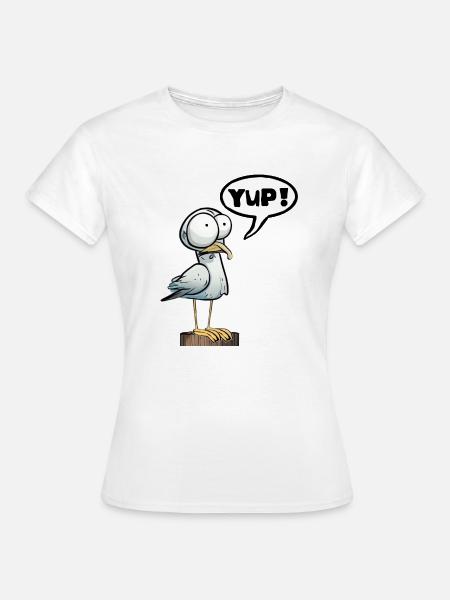 Ja, nein, ja, - Frauen T-Shirt - Weiß