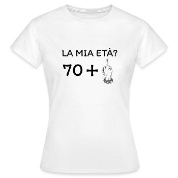 mine - Women's T-Shirt - white - Front - AI Model Female 172 dark (172cm)