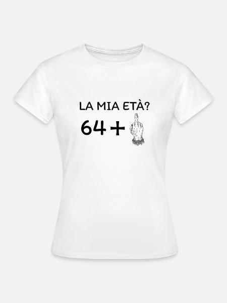 Mein Alter 65 - Frauen T-Shirt - Weiß